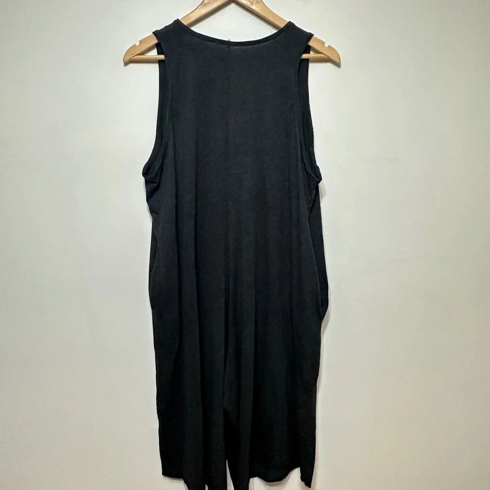 Natural Life V-Neck Sleeveless Wide Leg Pocket Jumpsuit One Size